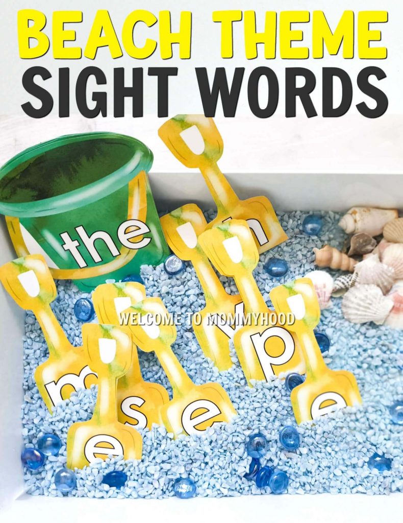 Use these beach themed cards to create fun, summer literacy centers or use them in your classroom! You can use these fun letter printables to create hands-on learning activities your preschool students or kindergartners will love!