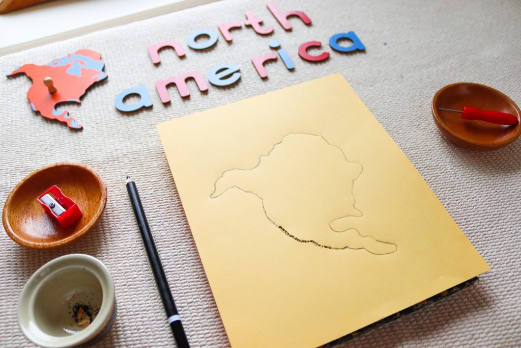 Montessori activities - ideas for working with maps - North America themed activities for kindergarten Montessori activities - ideas for working with maps - North America themed activities for kindergarten