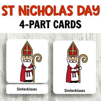 St Nicholas Day Montessori 4-Part Cards